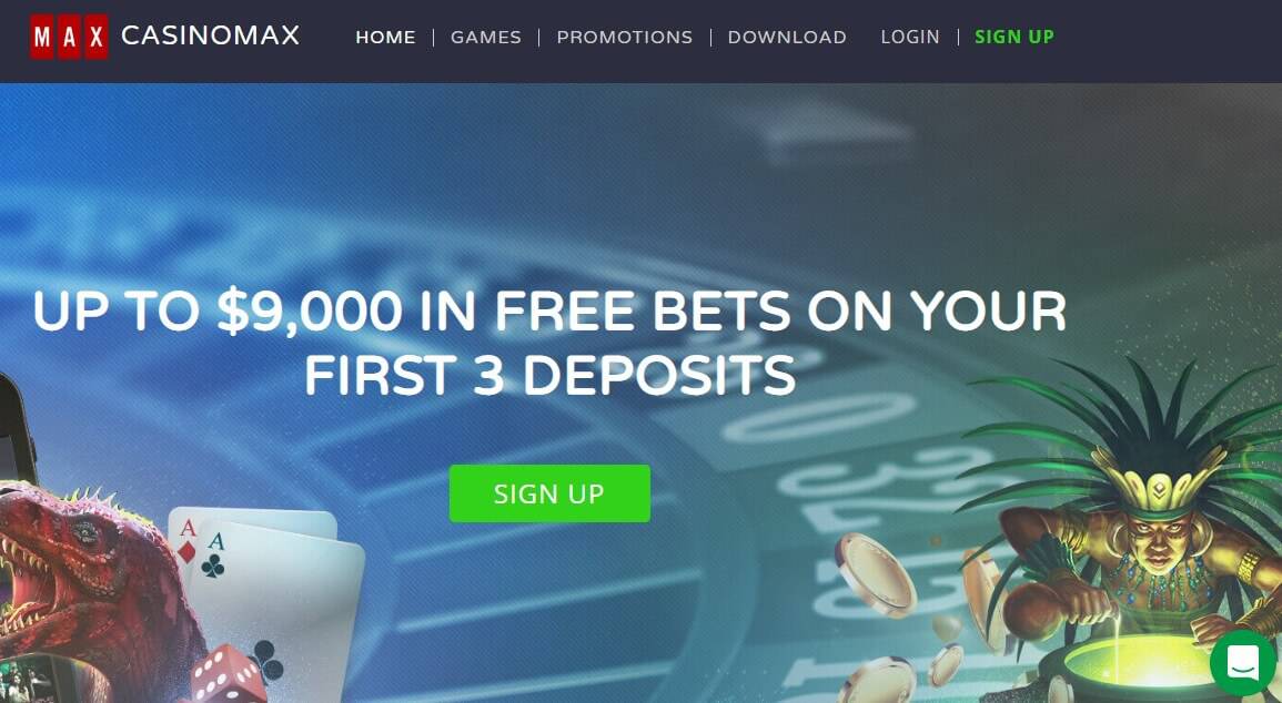 casino max free spins
