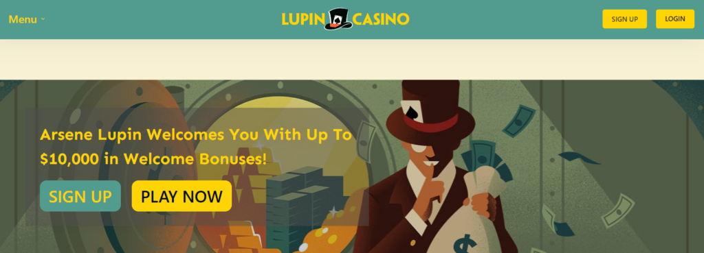 Lupin Casino Bonus Codes