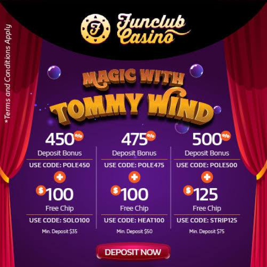 Funclub Casino No Deposit Bonus