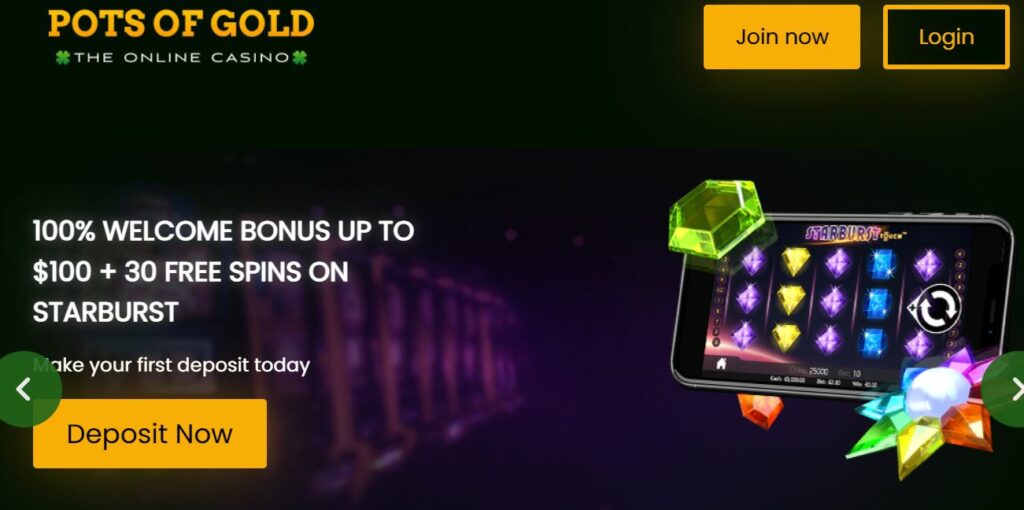 Pots Of Gold Casino Login