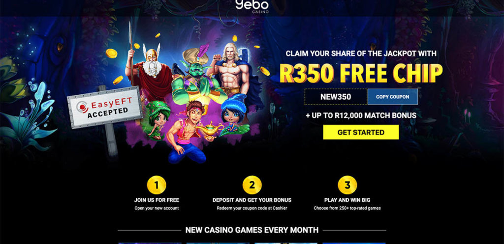 Yebo Casino No Deposit Bonus