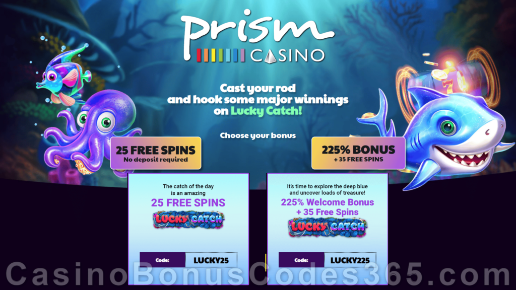 Prism Casino No Deposit Bonus