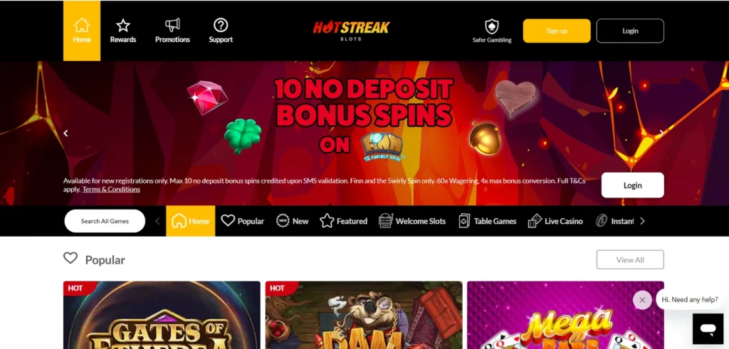 Hot Streak Casino