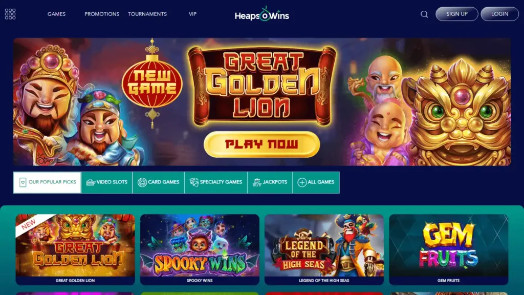 Heaps Wins Casino Bonus Codes