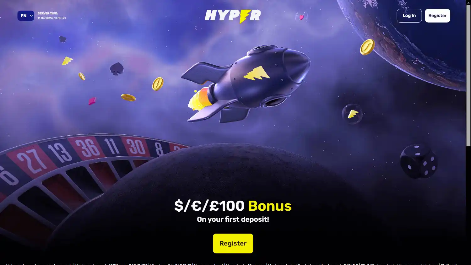 Hyper Casino Login