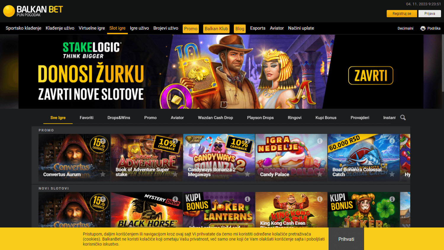 Balkan Bet Casino Login