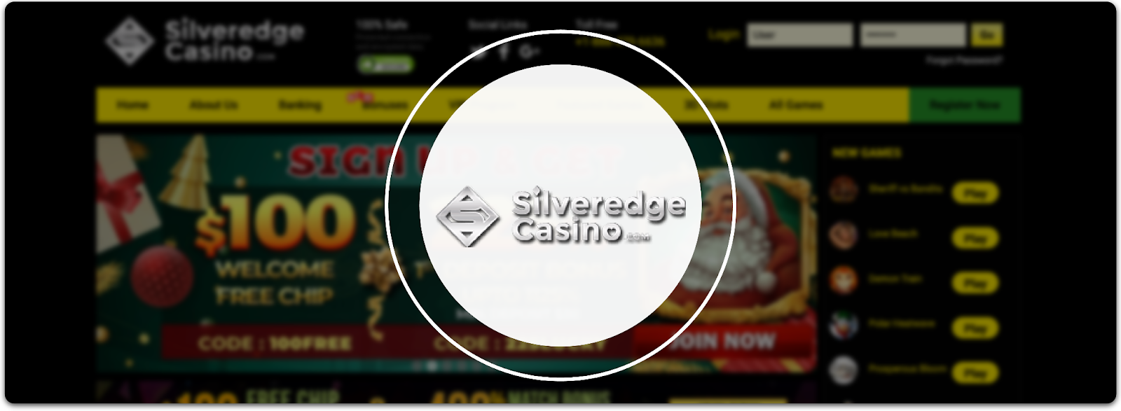 Silveredge Casino Free Chip