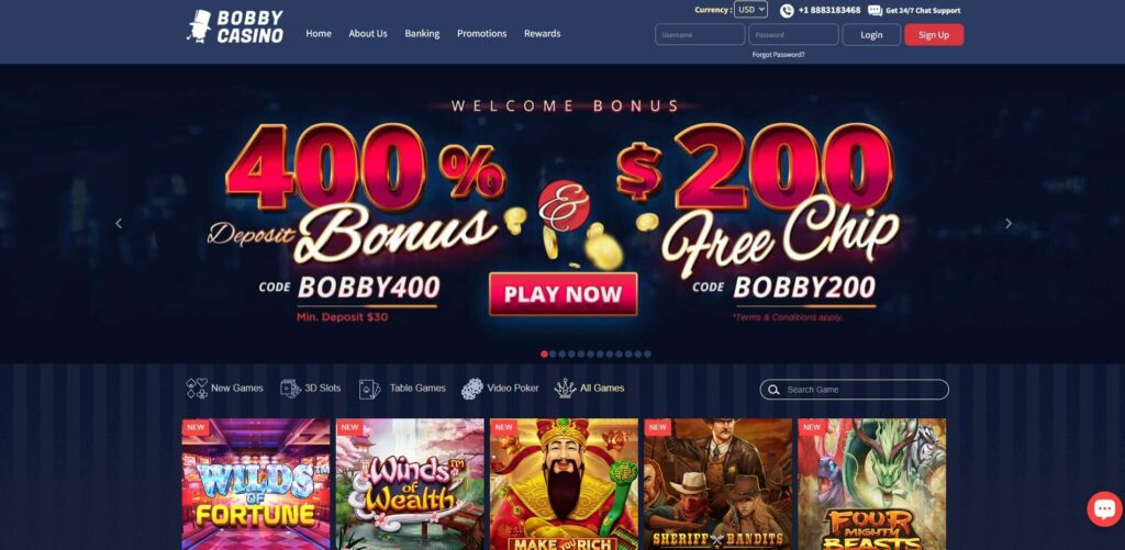 Bobby Casino Login