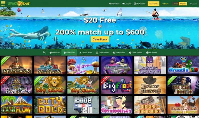 Jumba Bet Casino Bonus Codes