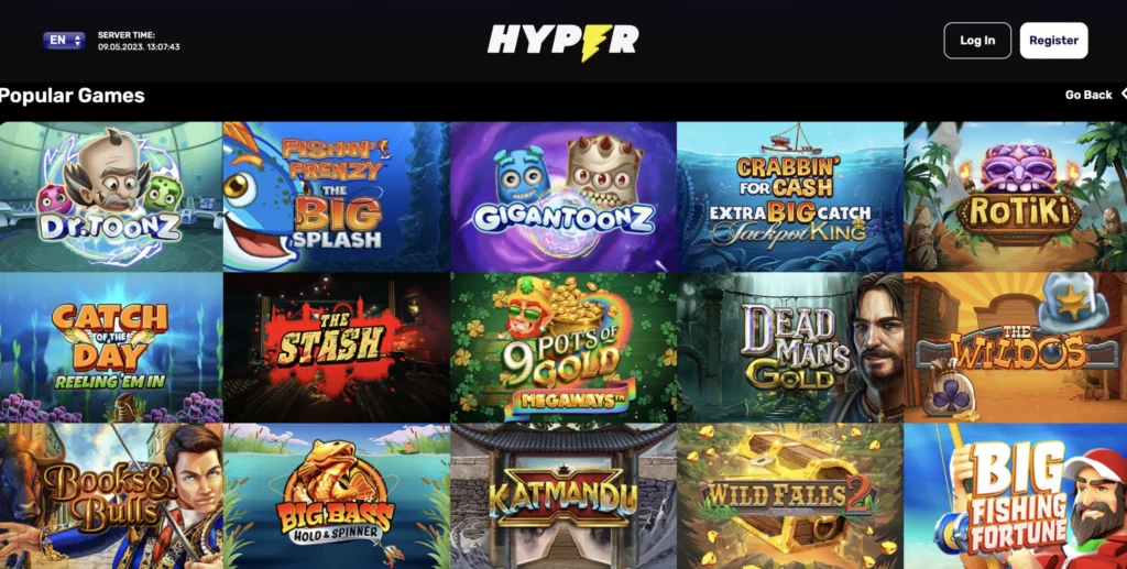 Hyper Casino Login