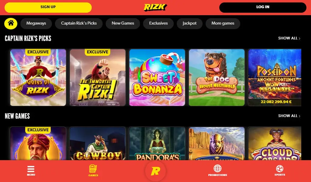 Rizk Casino Bonus