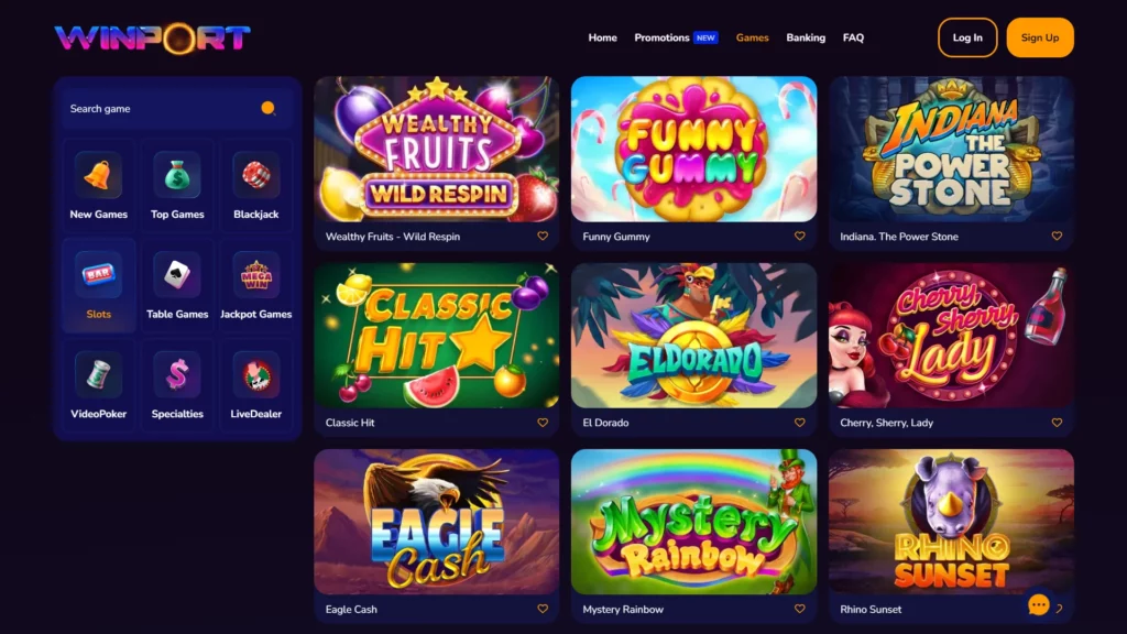 Winport Casino Login