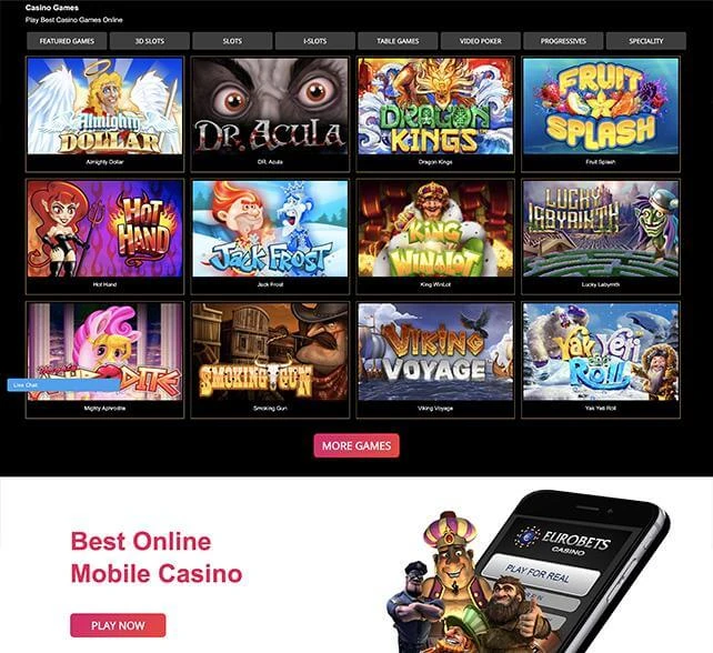 Eurobets Casino Free Chip