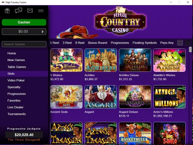 High Country Casino No Deposit Bonus