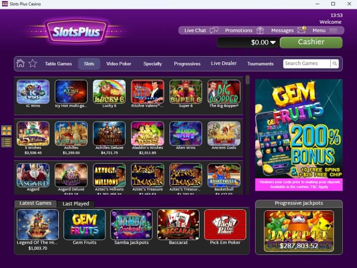 Slots Plus Casino No Deposit Bonus 