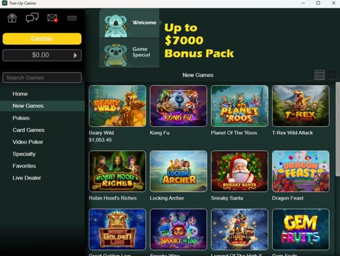 Two Up casino Free Chips