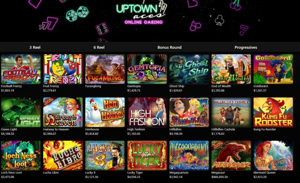 Uptown Aces Casino Free Spins