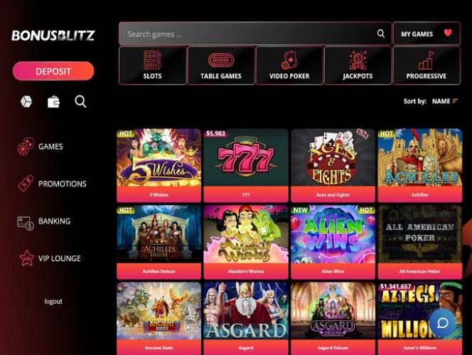 Bonus Blitz Casino No Deposit Bonus