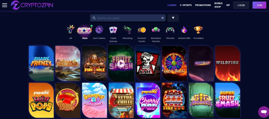 Cryptozpin Casino