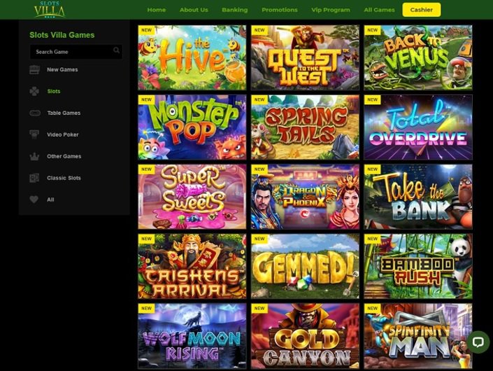 Slots Villa Casino No Deposit Bonus Codes