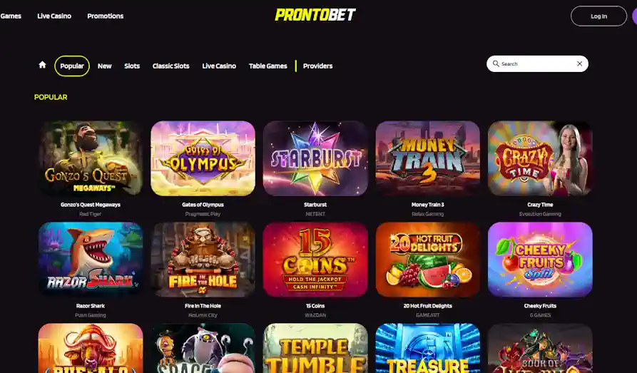 Pronto Casino No Deposit Bonus Codes