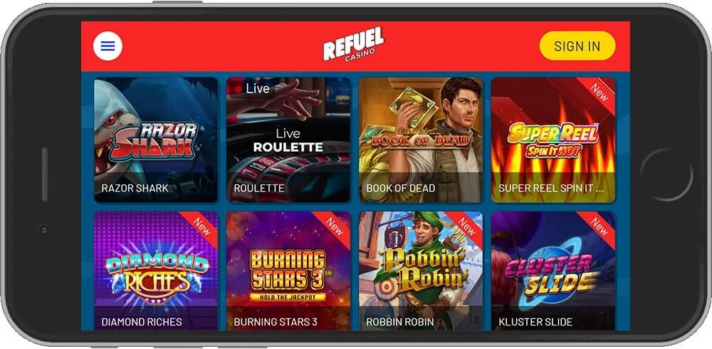 Refuel Casino Login