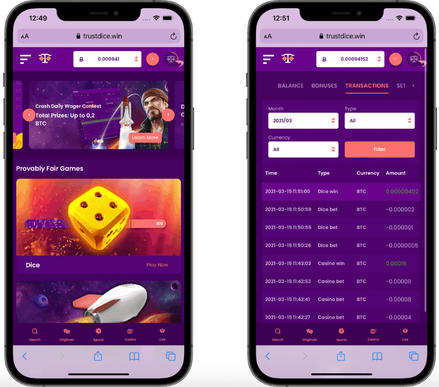 TrustDice Casino