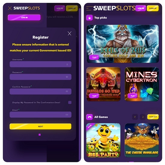 Sweepslots Casino