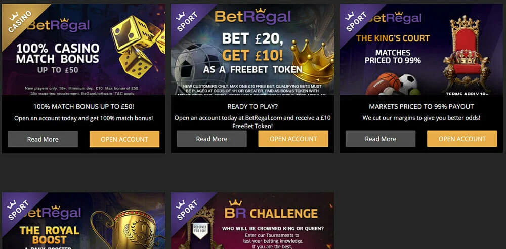 Betregal Casino Bonus