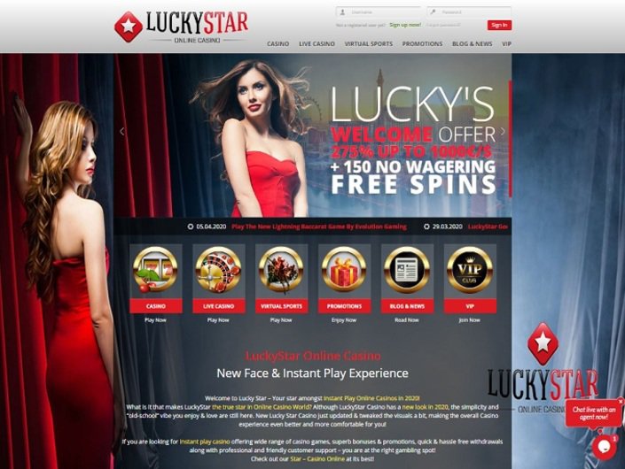 Luckystar Online Casino