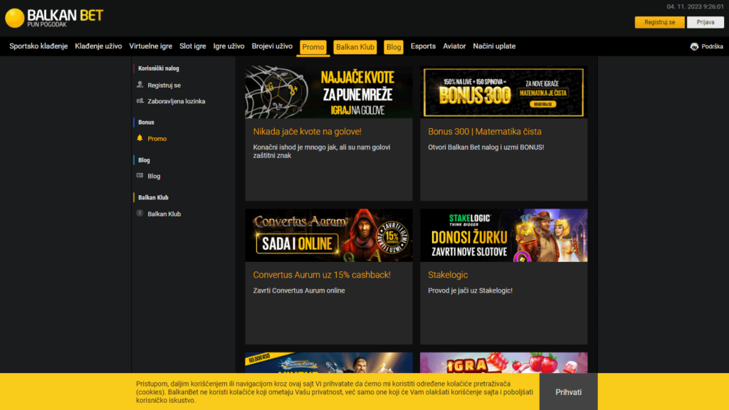 Balkan Bet Casino Login