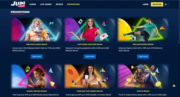 Jupi Casino Login