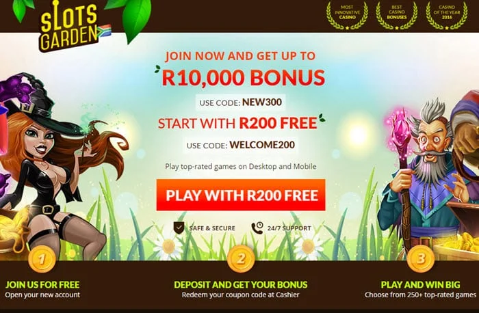 Slots Garden Casino Login