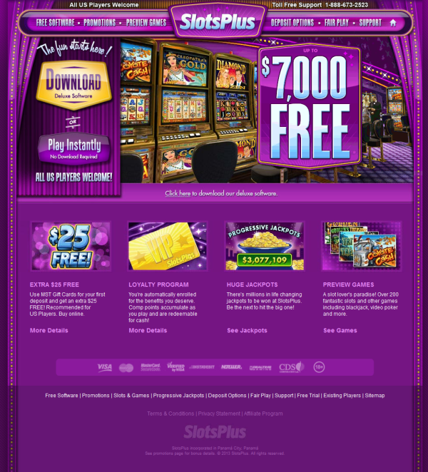 Slots Plus Casino No Deposit Bonus 