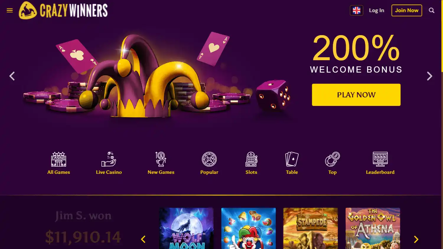 Crazywinners Casino