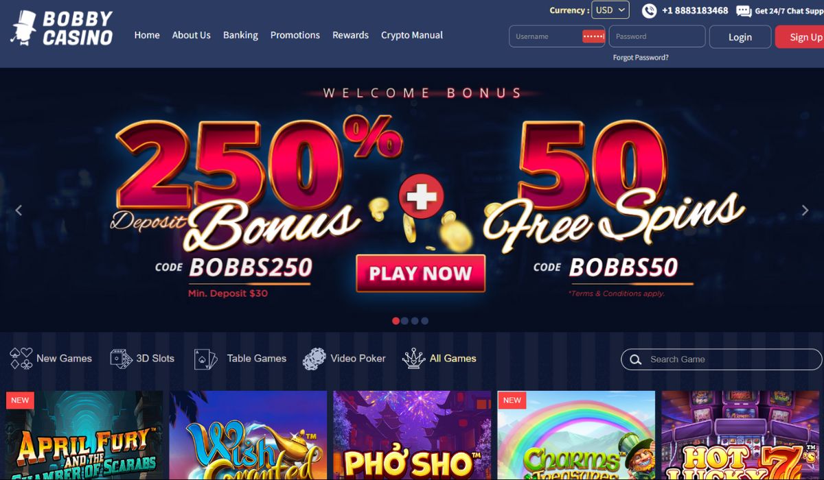 Bobby Casino No Deposit Bonus