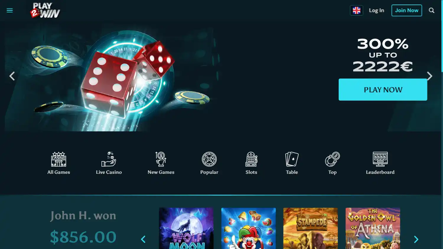 Play 2 Win Casino