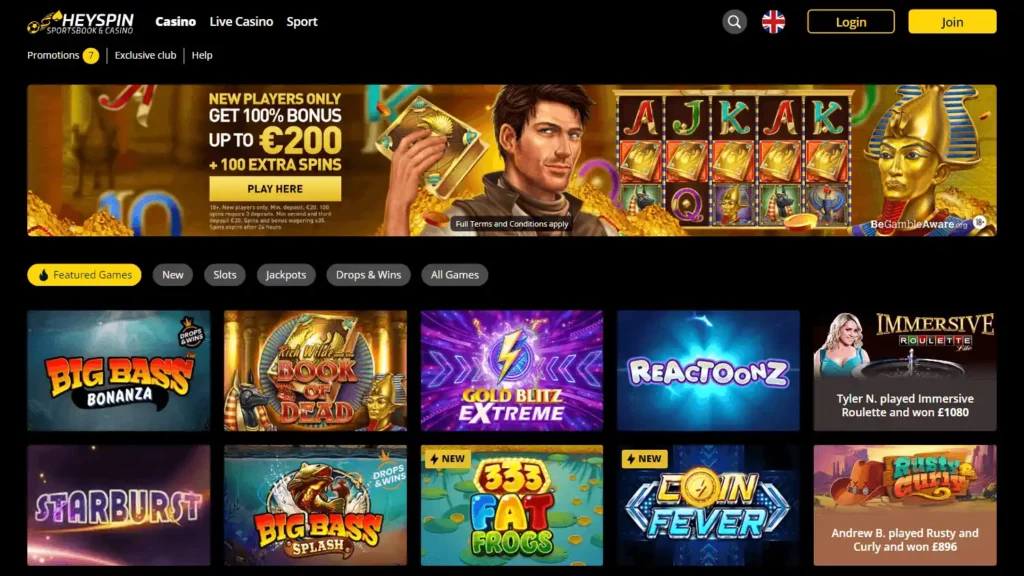 Heyspin Casino