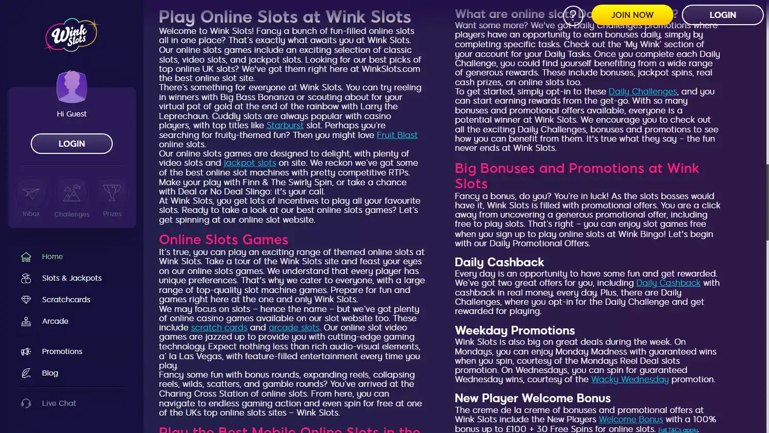 Wink Slots Casino