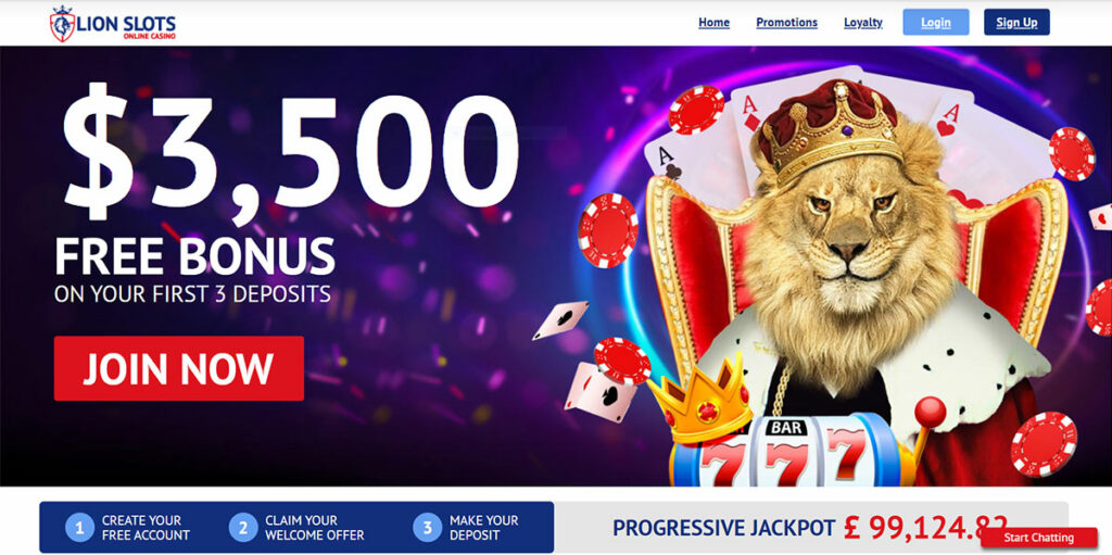 Lion Slots Casino Login