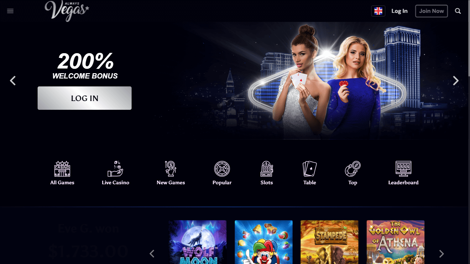 Always Vegas Casino Login