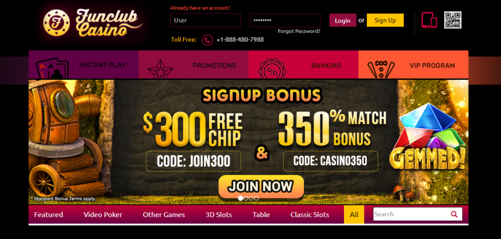 Fun Club Casino Login