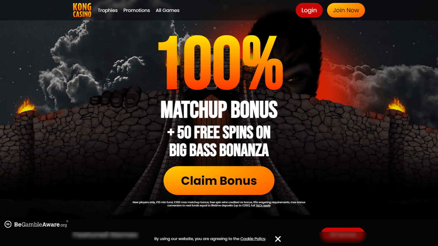 Kong Casino No Deposit Bonus