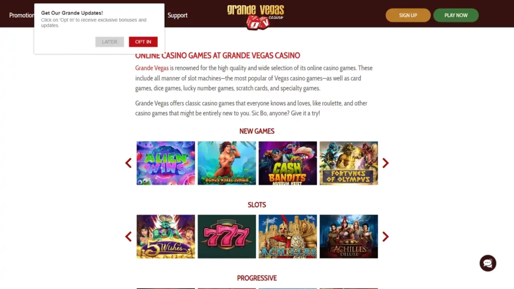 Grande Vegas Casino