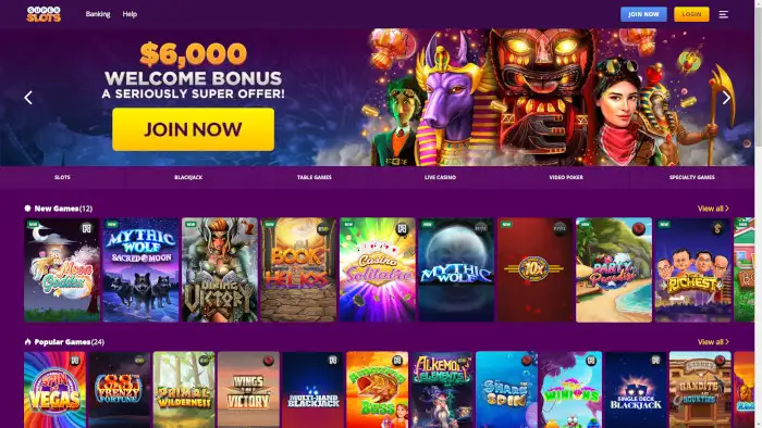 Super Slots Casino Login