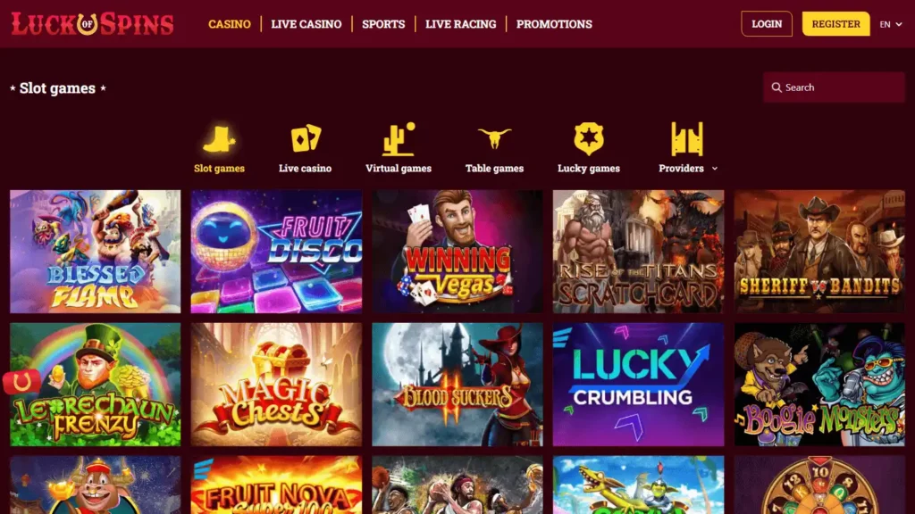 Luck Of Spins Casino