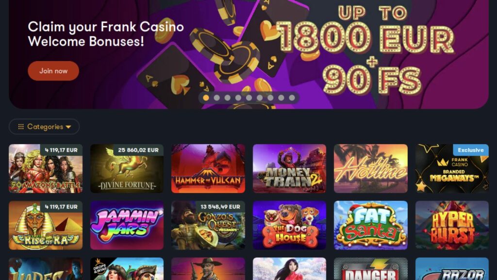 Frank Casino Online