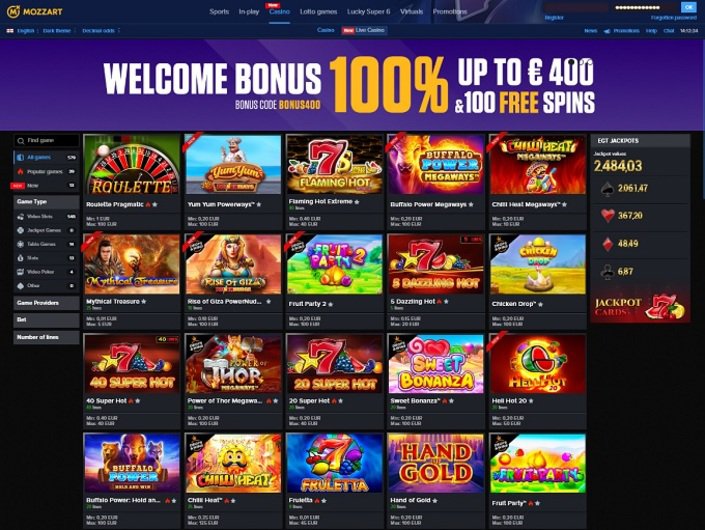 Mozzart Casino Review