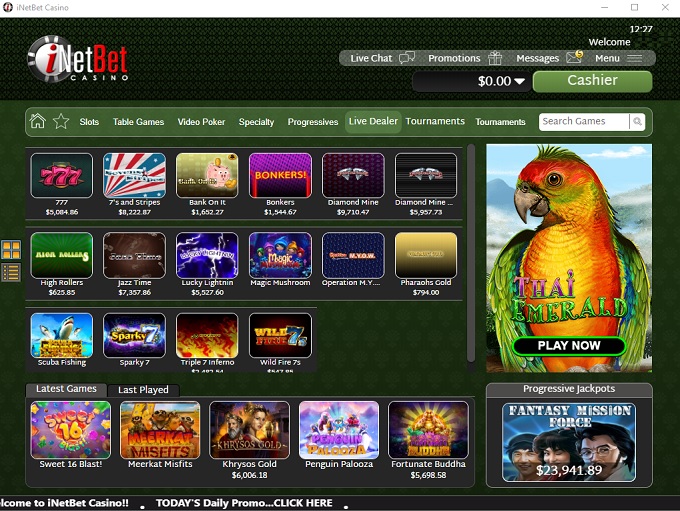 Inetbet Casino Bonus Codes