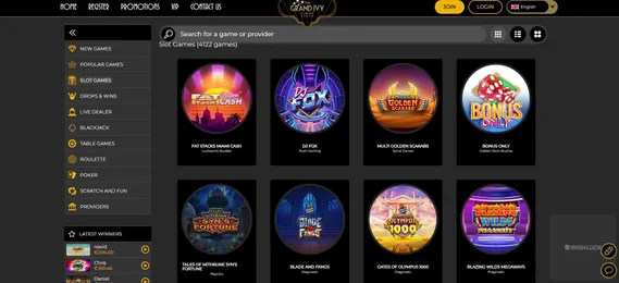 Grand Ivy Casino Review